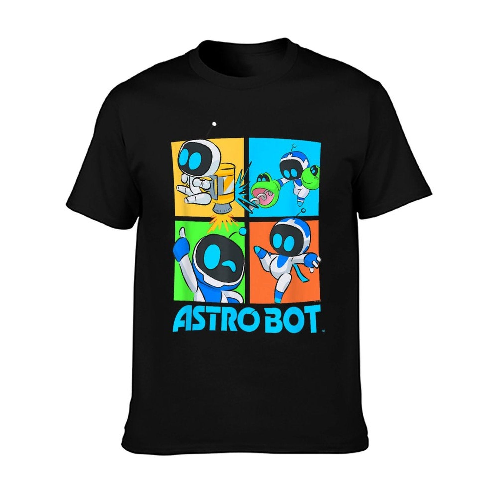Astro Bot Rescue Mission Fighting Pose Video Game  Vintage-inspired T-Shirt