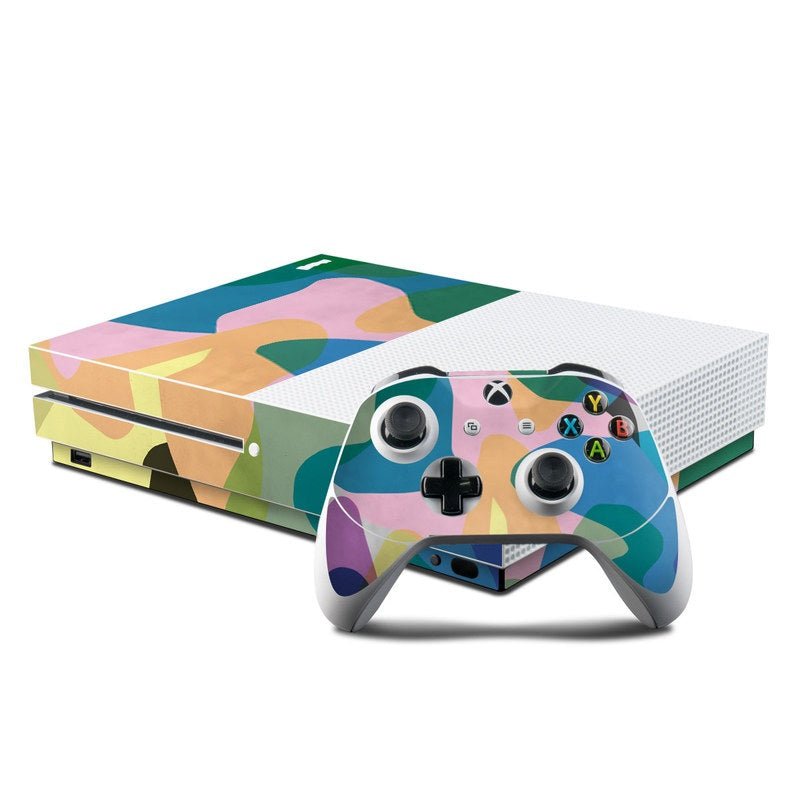 Abstract Camo - Microsoft Xbox One S Console and Controller Kit Skin