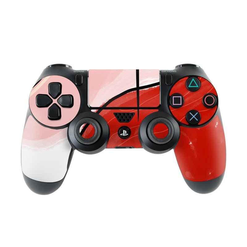 Abstract Red - Sony PS4 Controller Skin