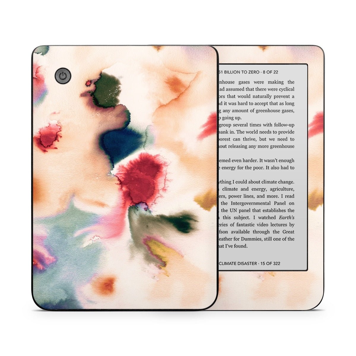 Abstract Watercolor Mineral - Kobo Clara 2E Skin