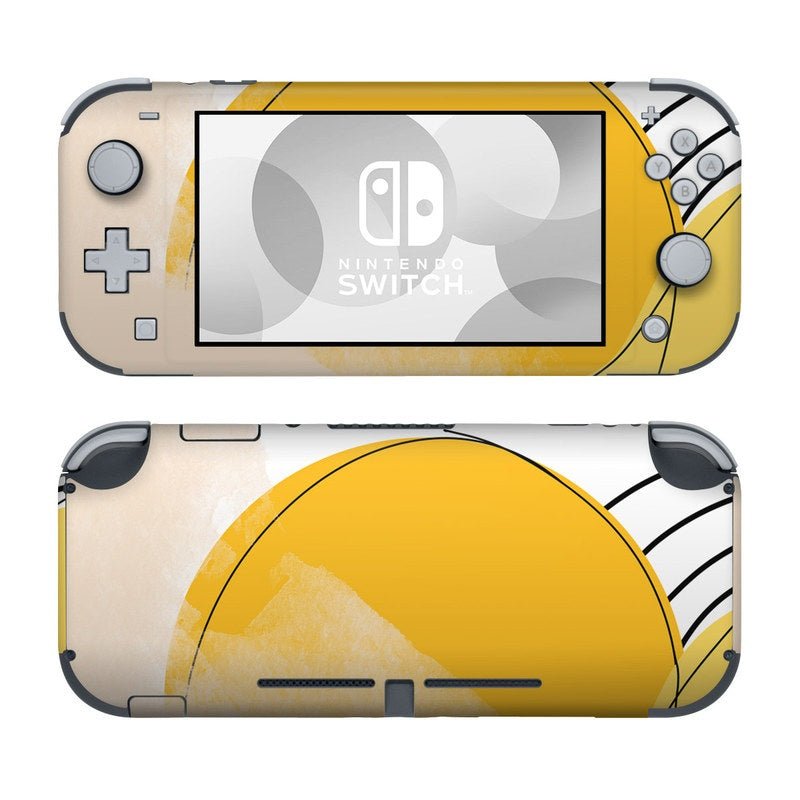 Abstract Yellow - Nintendo Switch Lite Skin