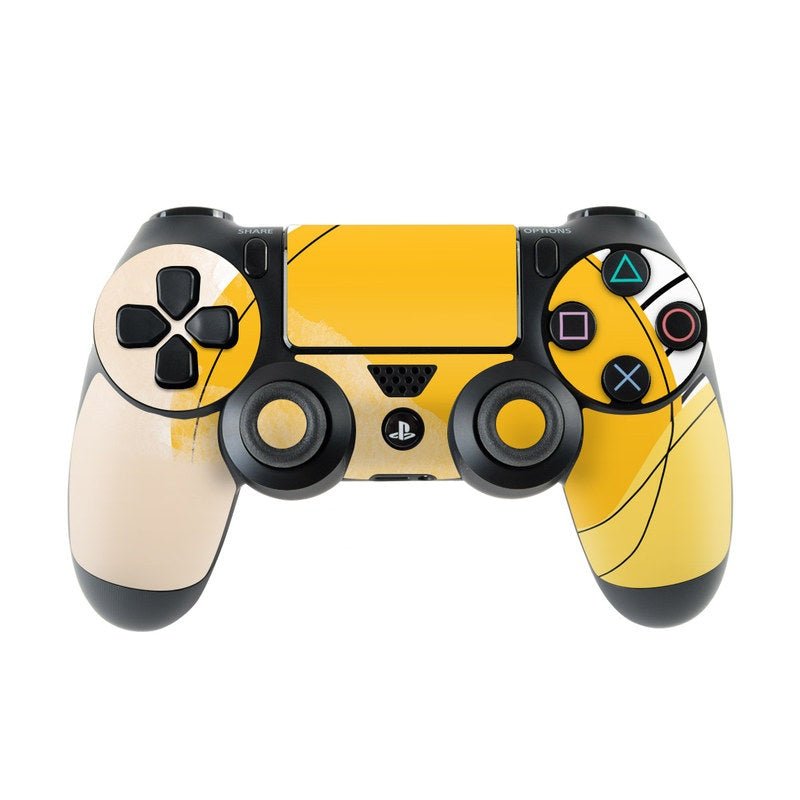 Abstract Yellow - Sony PS4 Controller Skin