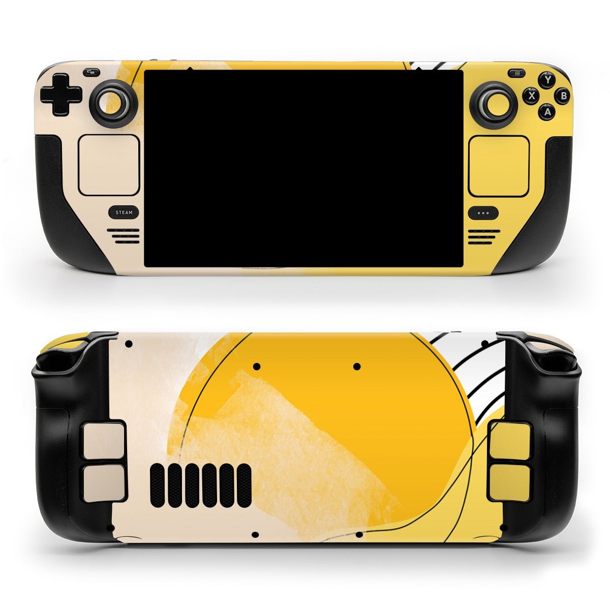 Abstract Yellow - Valve Steam Deck Skin