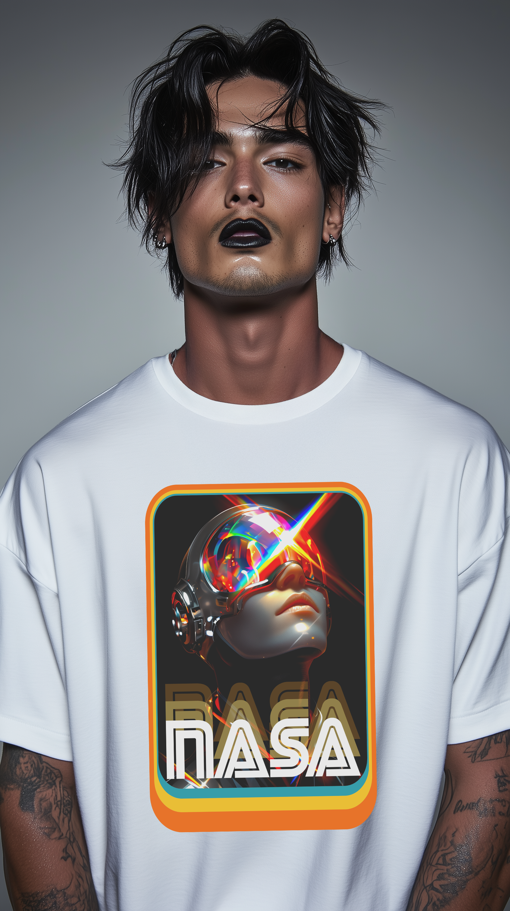 NASA TWILIGHT Oversized Boxy Tee by ACAE