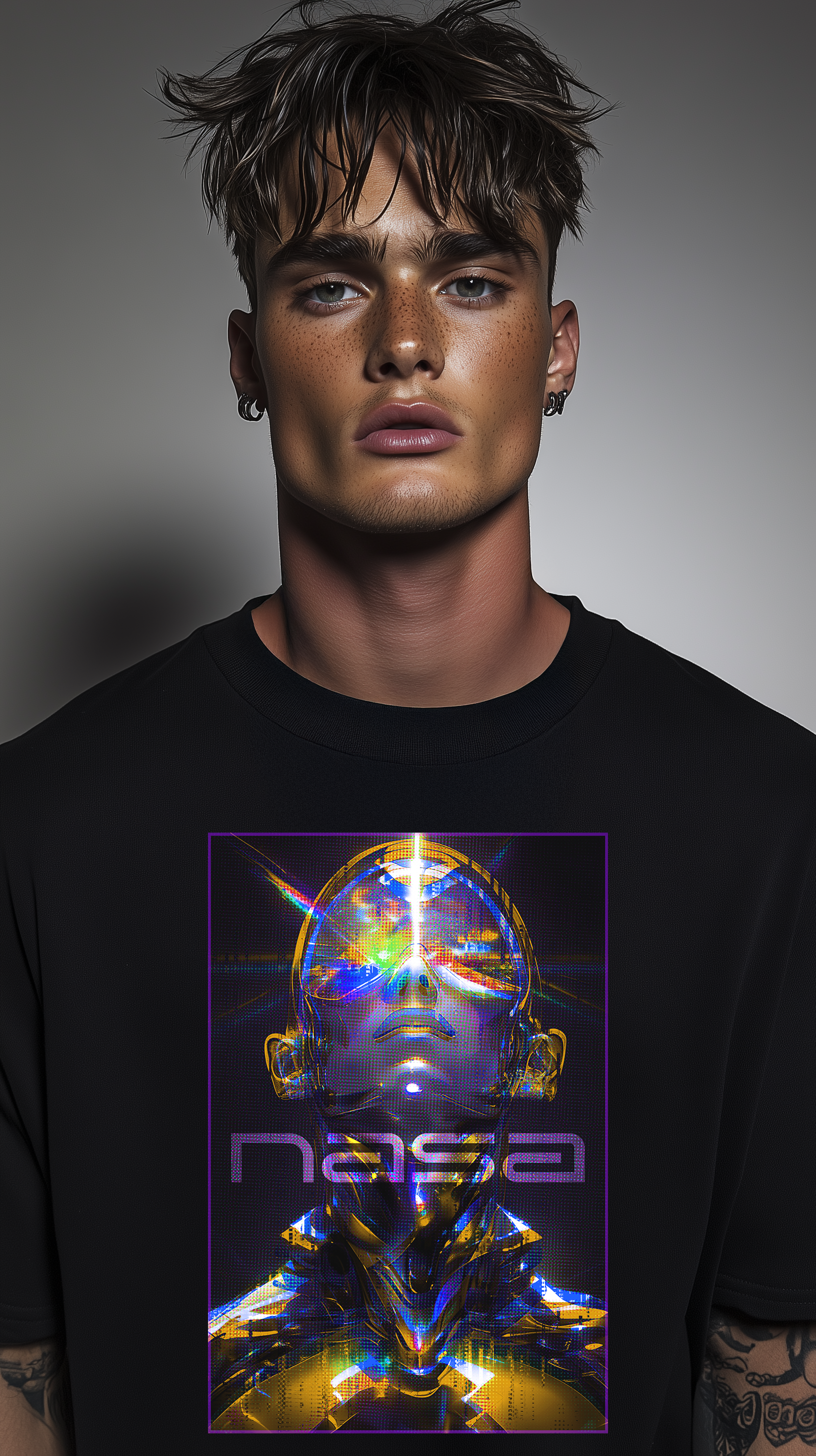 NASA EQUINOX Oversized Boxy Tee