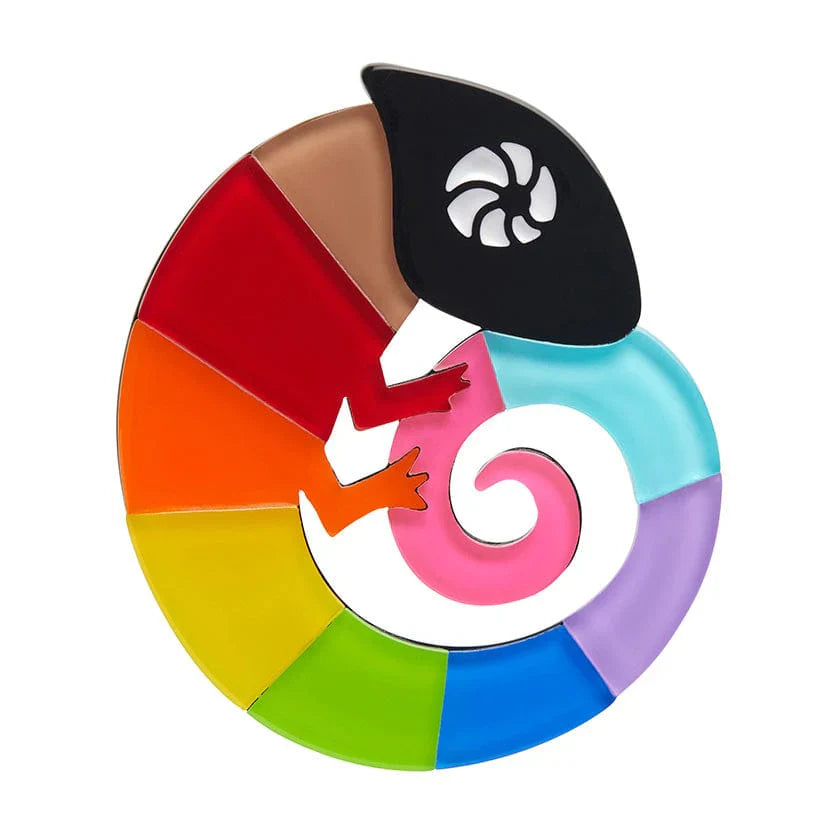 Carmel&amp;#39;s Chameleon Brooch by Erstwilder