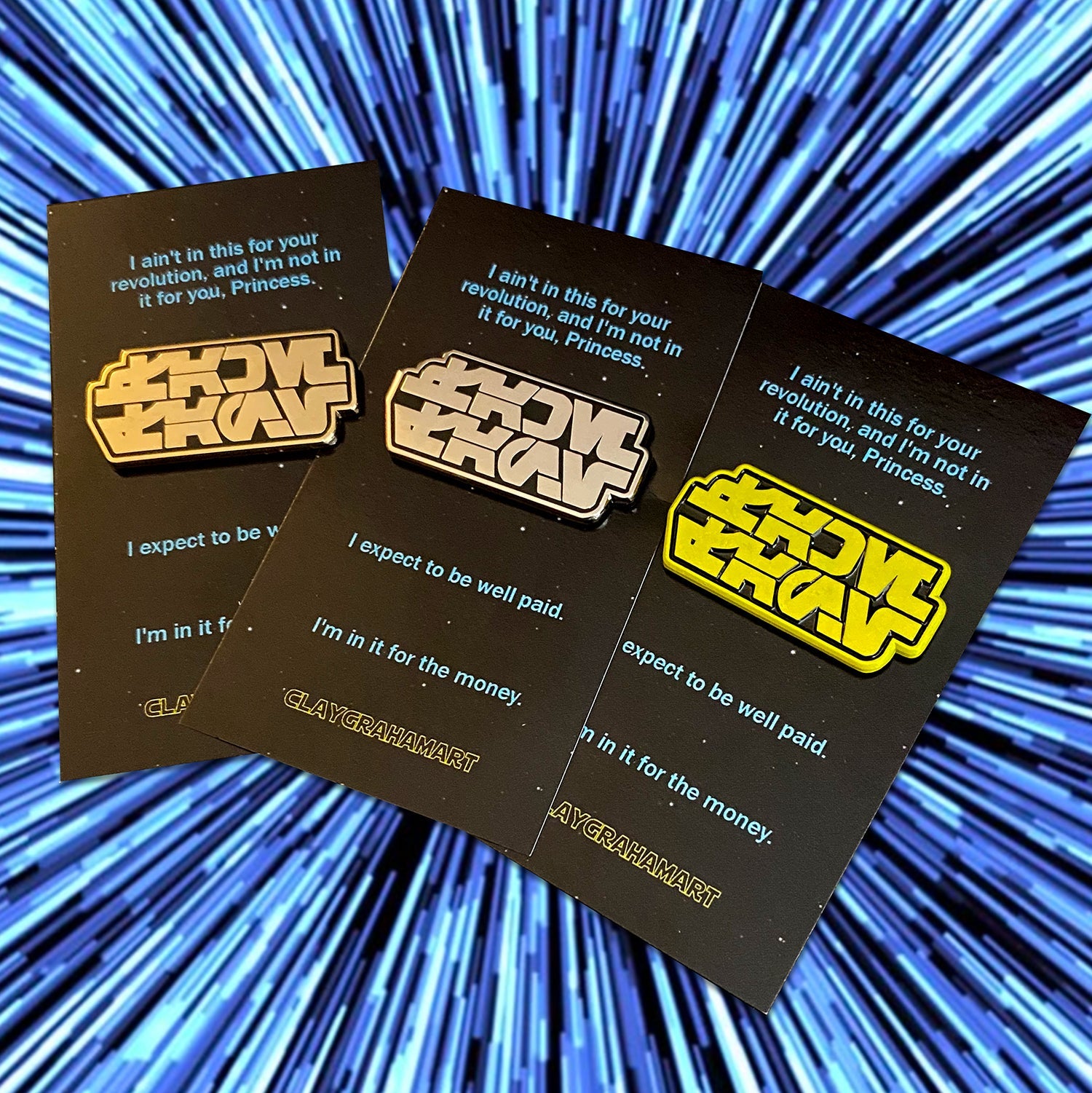 Fake Fans 1.5&amp;quot; Enamel Pin