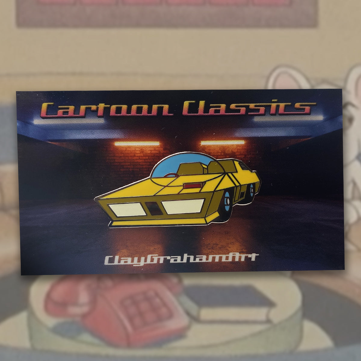 Cartoon Classics Mark III 1.75&amp;quot; Hard Enamel Pin