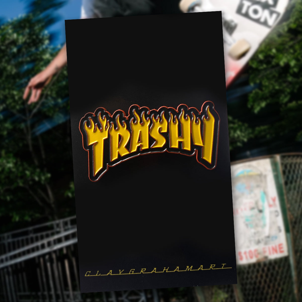 Trashy 1.75&amp;quot; Soft Enamel Pin