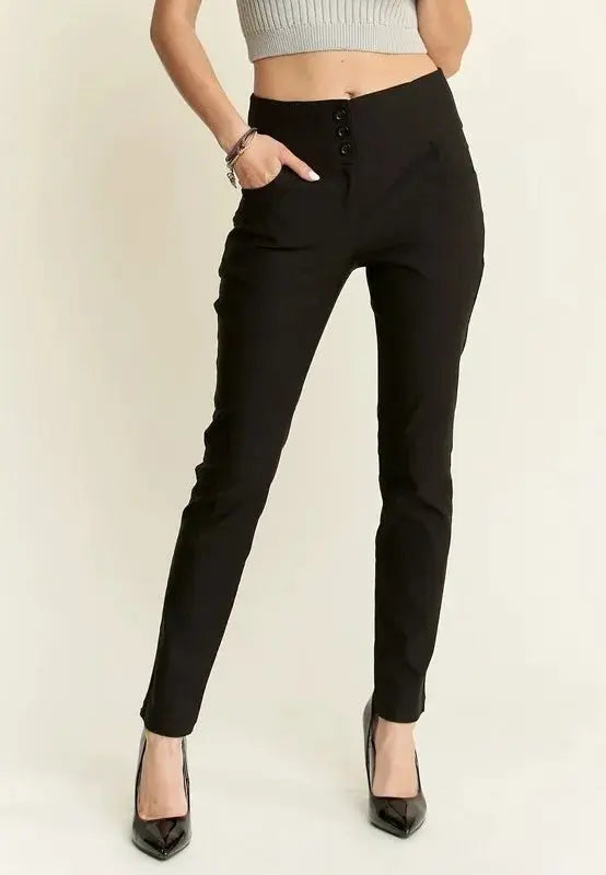 ADORA High Waist Skinny Pants for Women - Chic Fit, Comfortable Stretch Apparel
