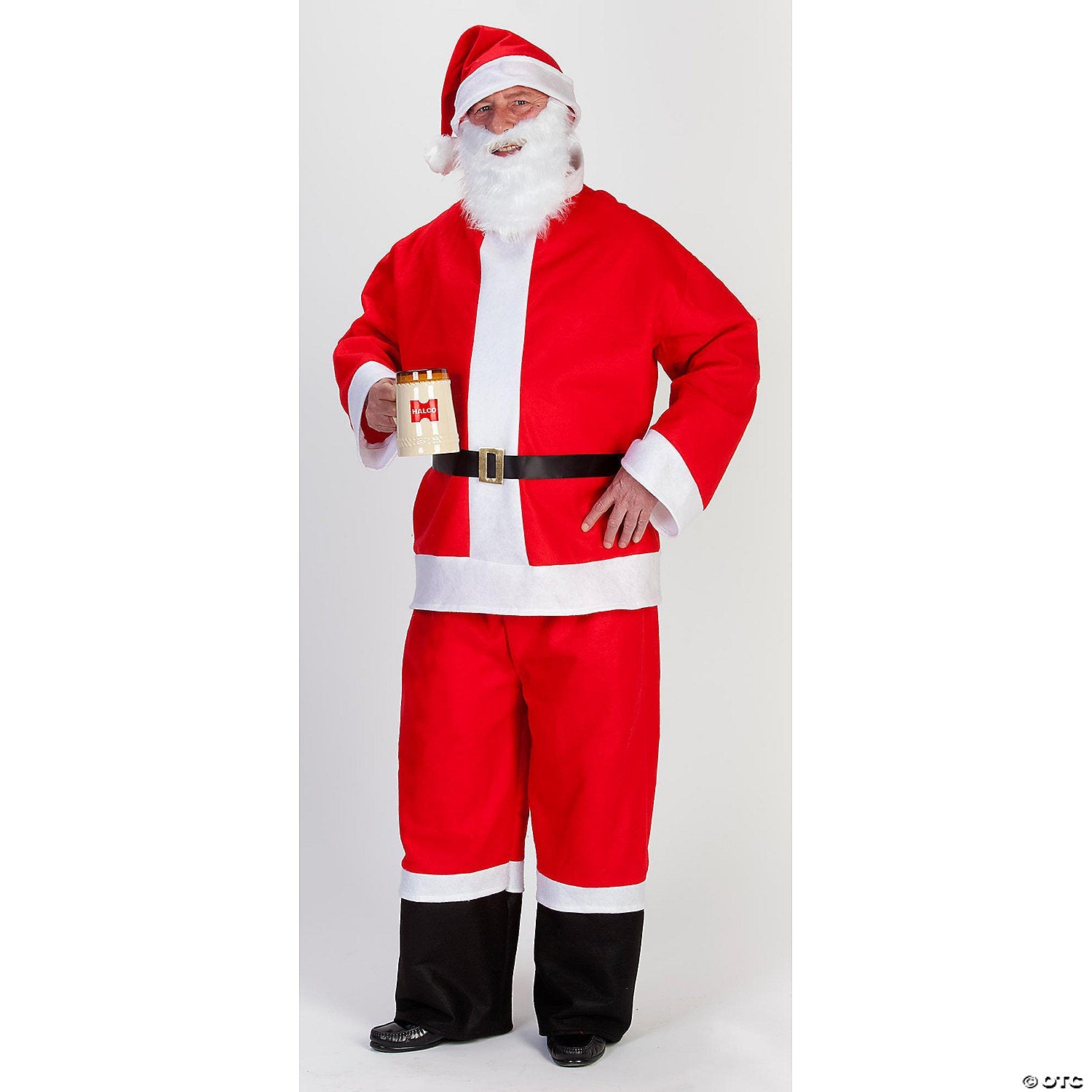 Adult Men&amp;#39;s 5-Piece Saloon Spree Santa Suit - XL