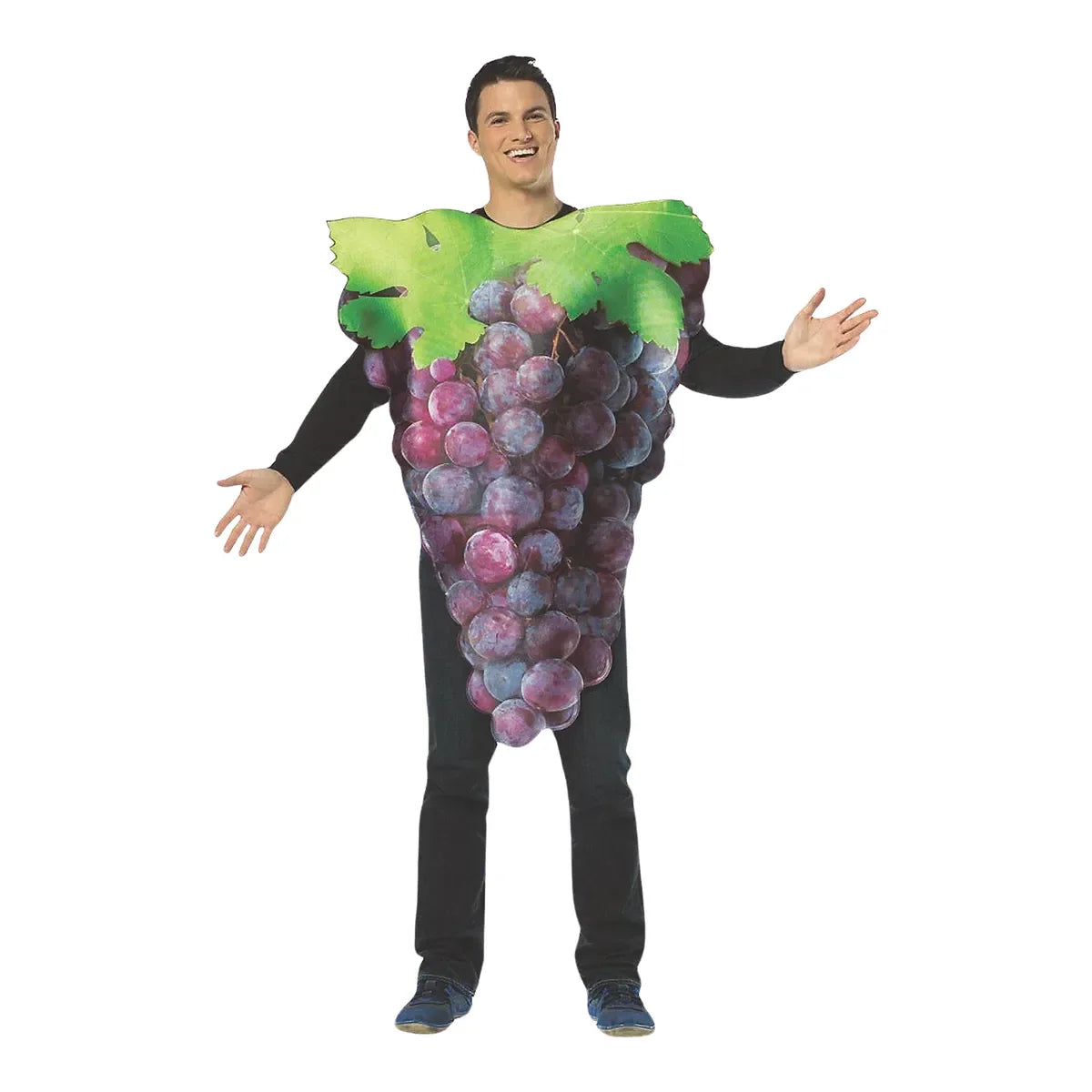 Adult Get Real Bunch of Purple Grapes Costume