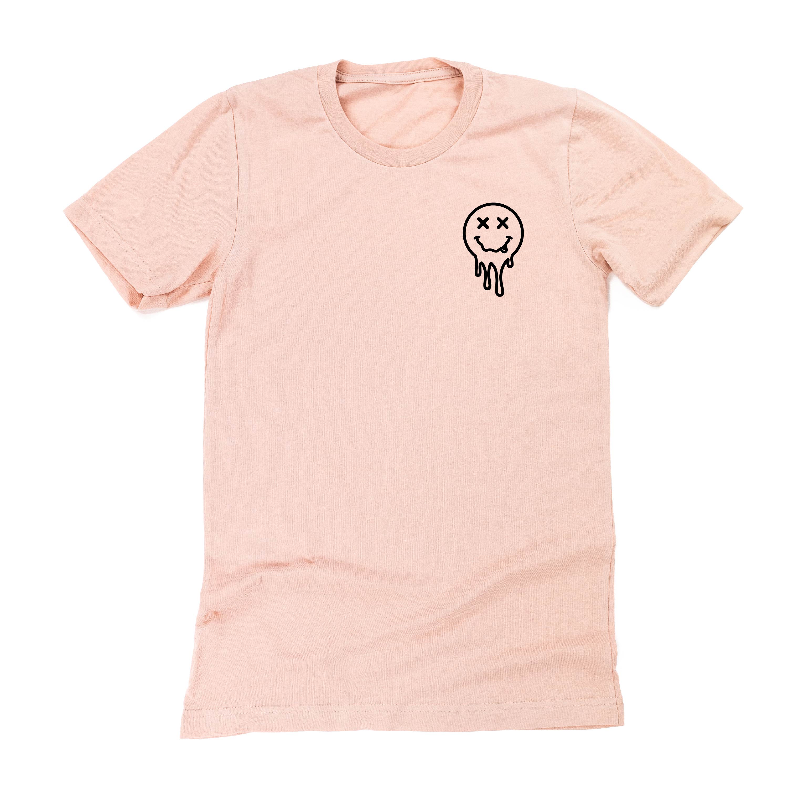 Tired Teachers Club - Melty X Squiggle Smiley (pf &amp; b) - Unisex Tee