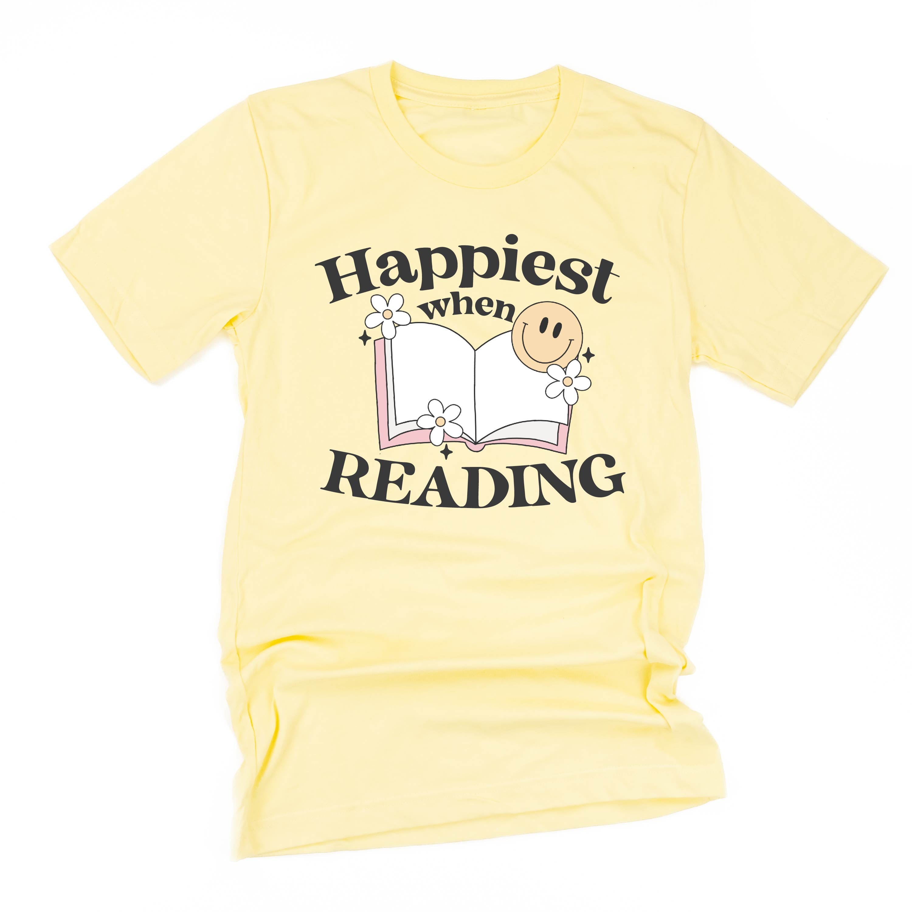 Happiest When Reading - Unisex Tee