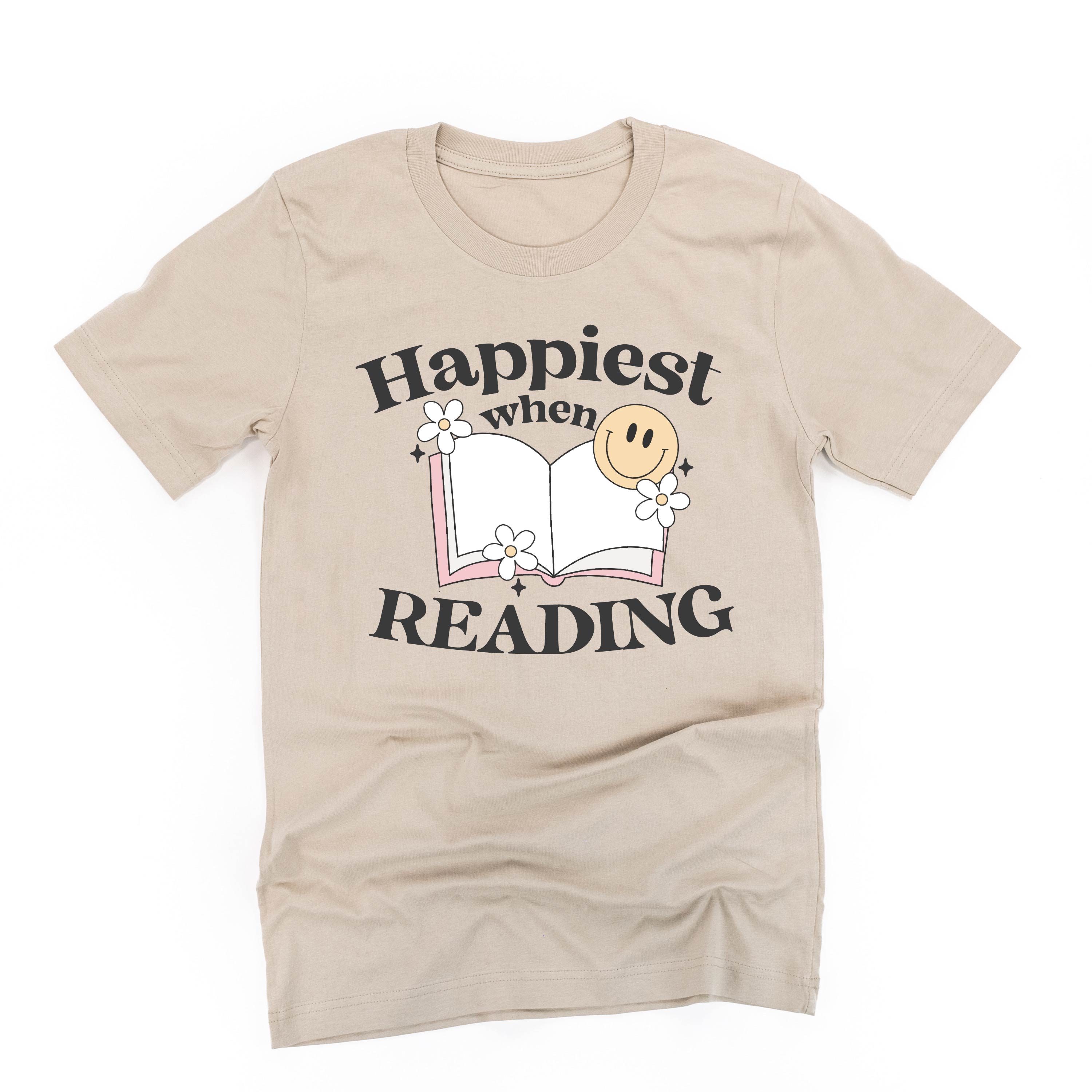 Happiest When Reading - Unisex Tee