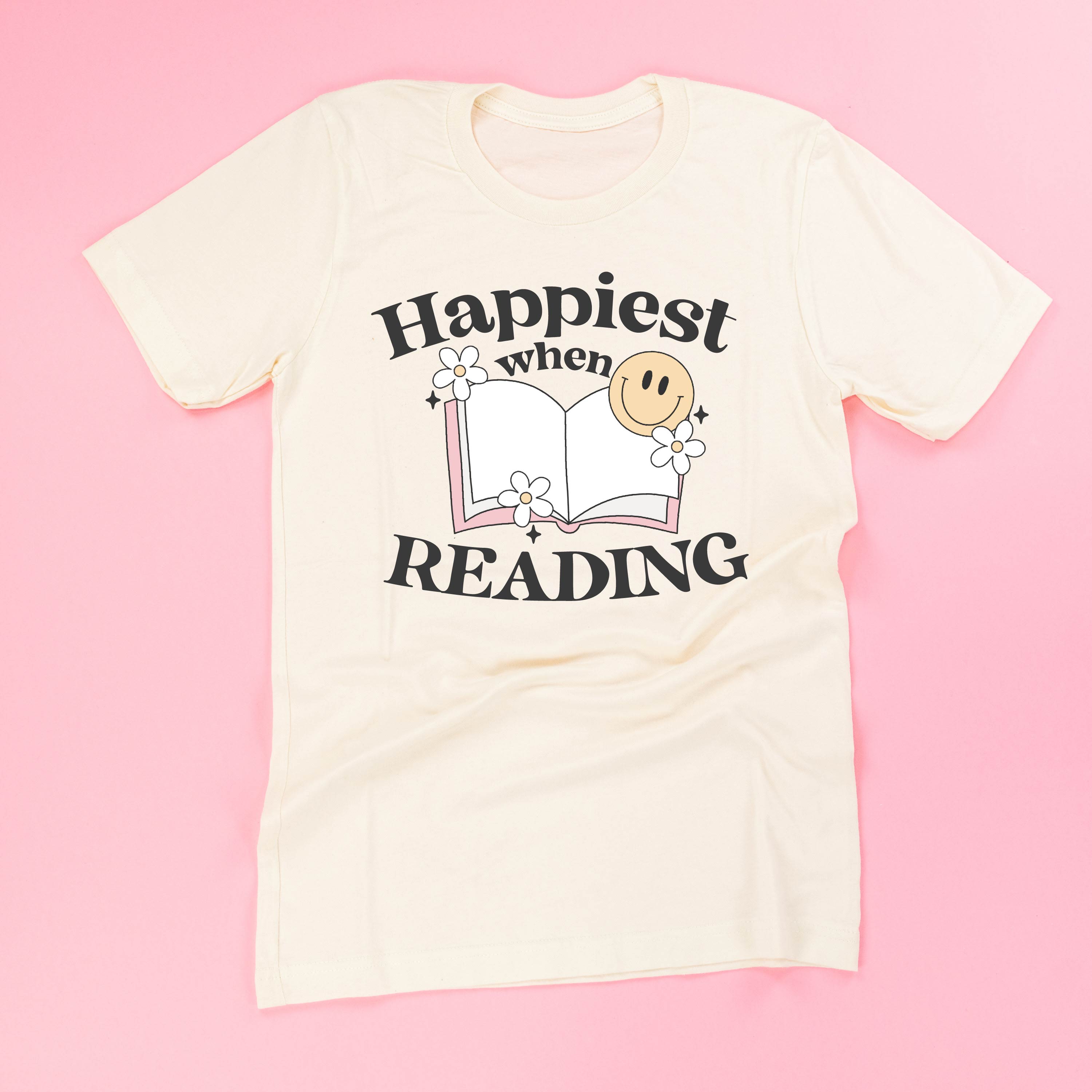 Happiest When Reading - Unisex Tee