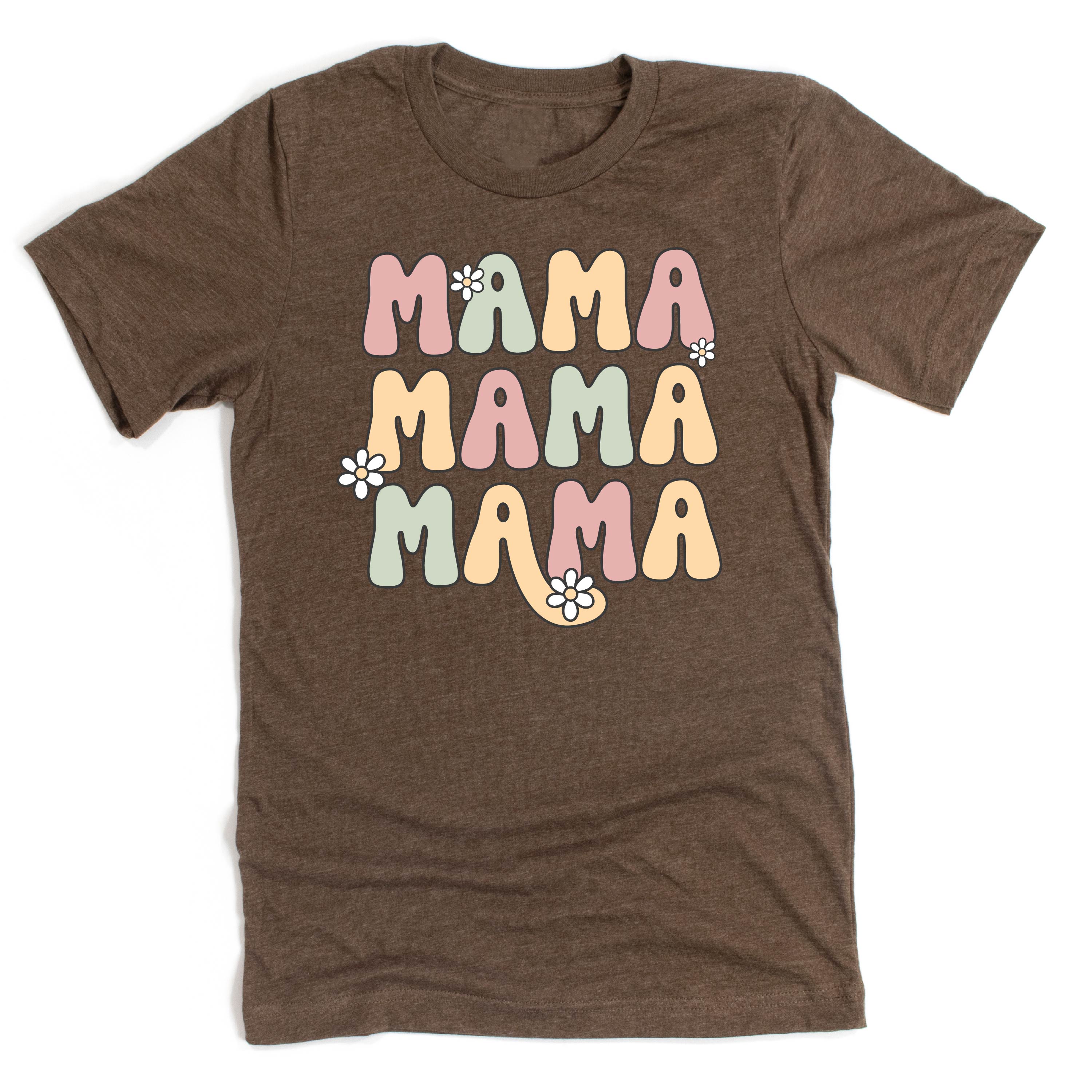 MAMA x3 with Daisies - Unisex Tee