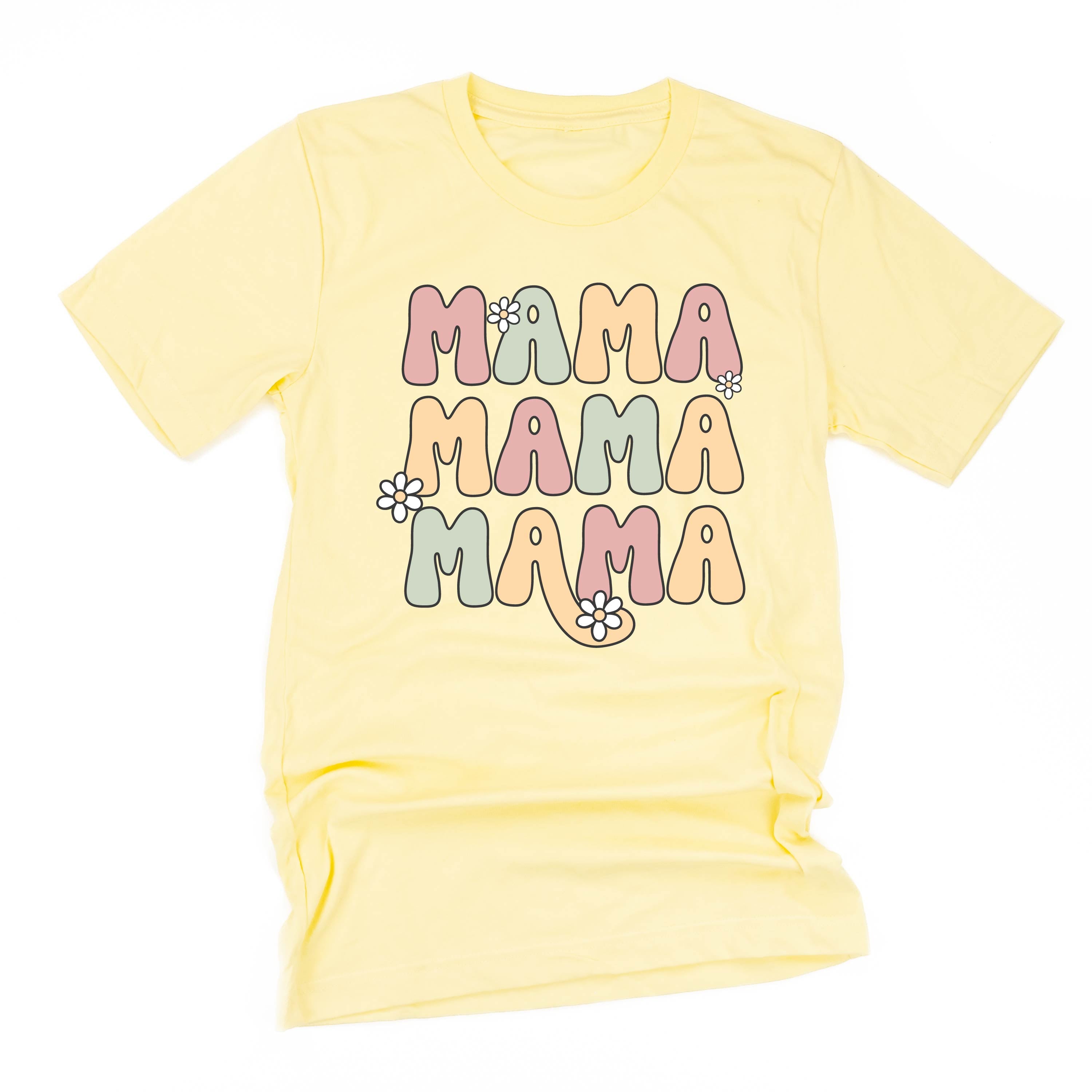 MAMA x3 with Daisies - Unisex Tee