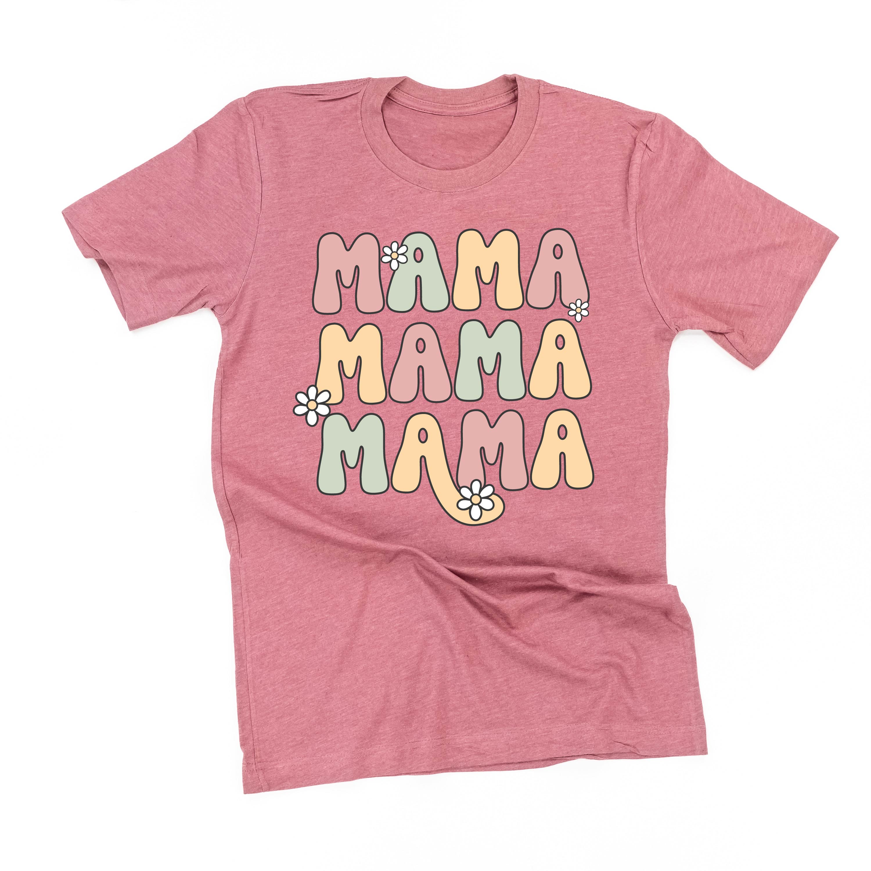 MAMA x3 with Daisies - Unisex Tee