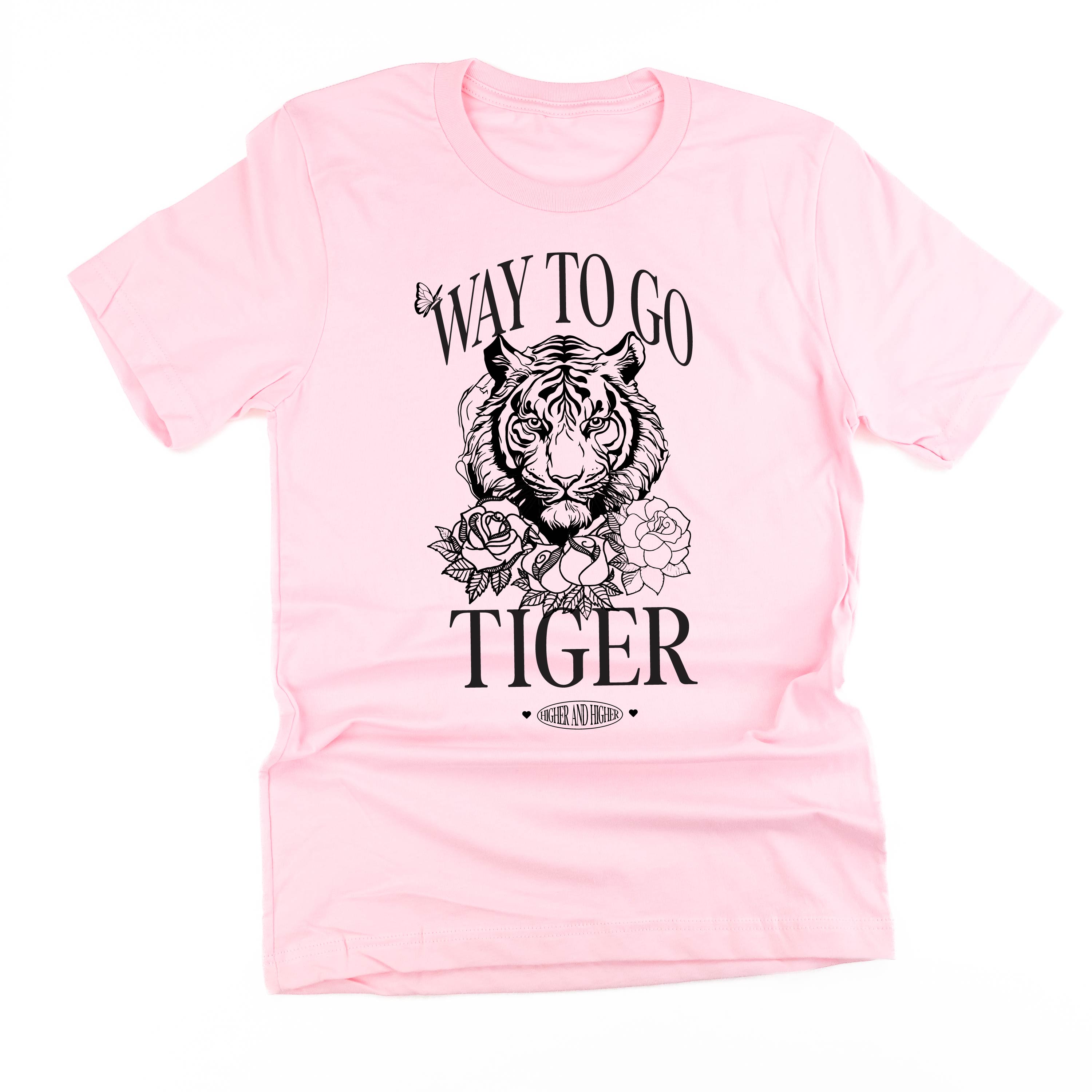WAY TO GO TIGER - HIGHER AND HIGHER - Unisex Tee
