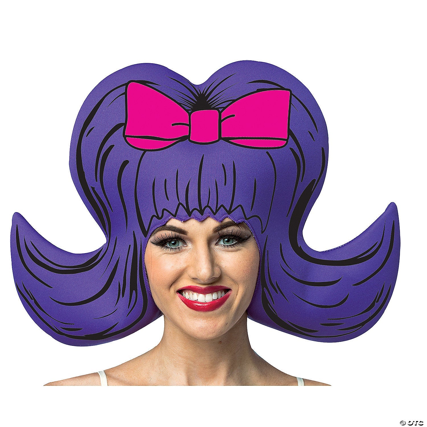 Adult Purple Foam Bouffant Headpiece