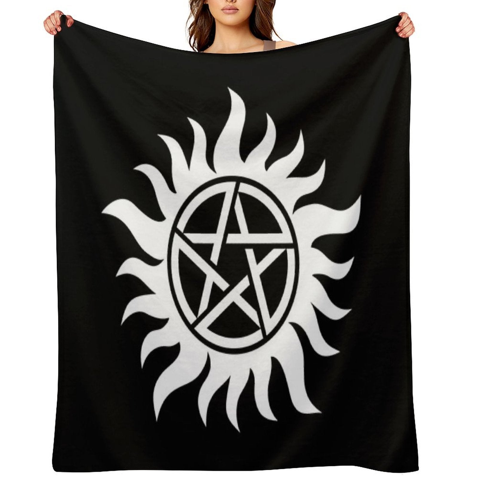 Supernatural Sigil - Anti Possession Throw Blanket