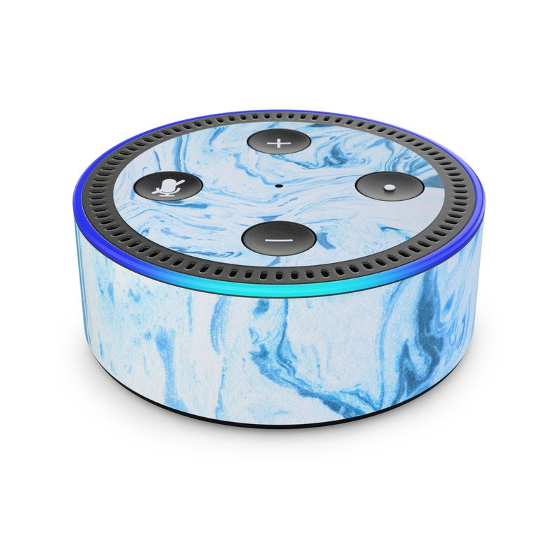 AZUL MARBLE - AMAZON ECHO DOT (2ND GEN) SKIN