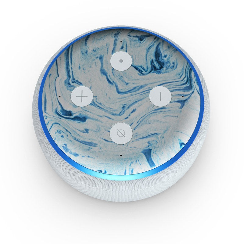 AZUL MARBLE - AMAZON ECHO DOT (3RD GEN) SKIN