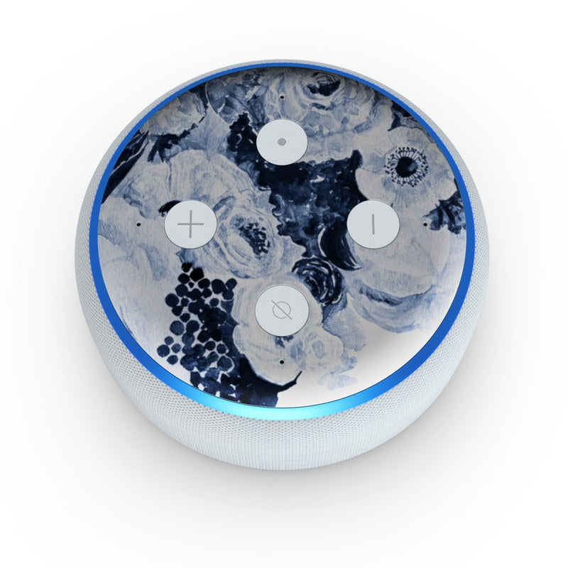 Blue Blooms - Amazon Echo Dot (3rd Gen) Skin