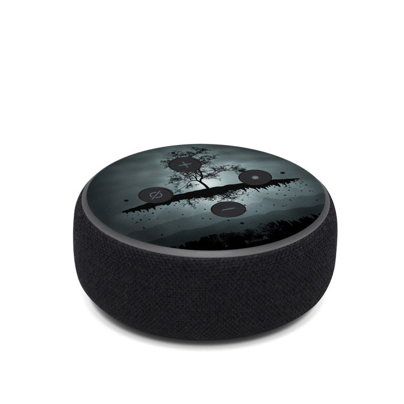 FLYING TREE BLACK - AMAZON ECHO DOT (3RD GEN) SKIN