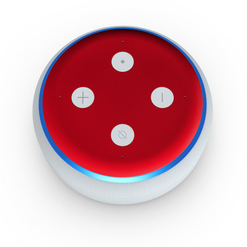 SOLID STATE RED - AMAZON ECHO DOT (3RD GEN) SKIN