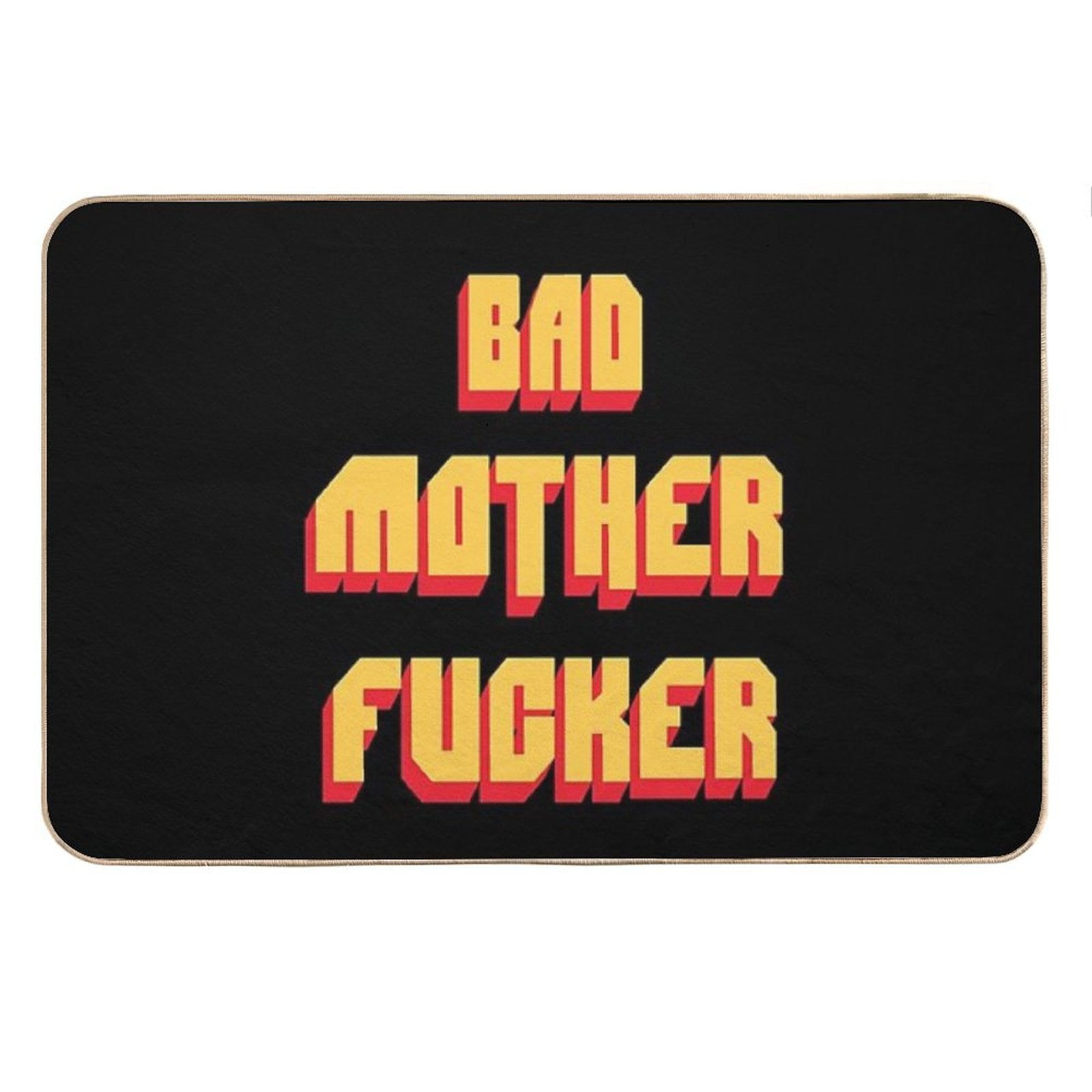 Bad Mother Fucker Pulp Fiction Tarantino Samuel L Jackson 80s Movie Bath Mat