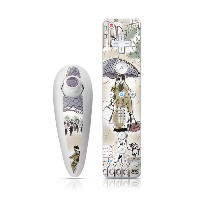 Ah Paris - Nintendo Wii Nunchuk Skin
