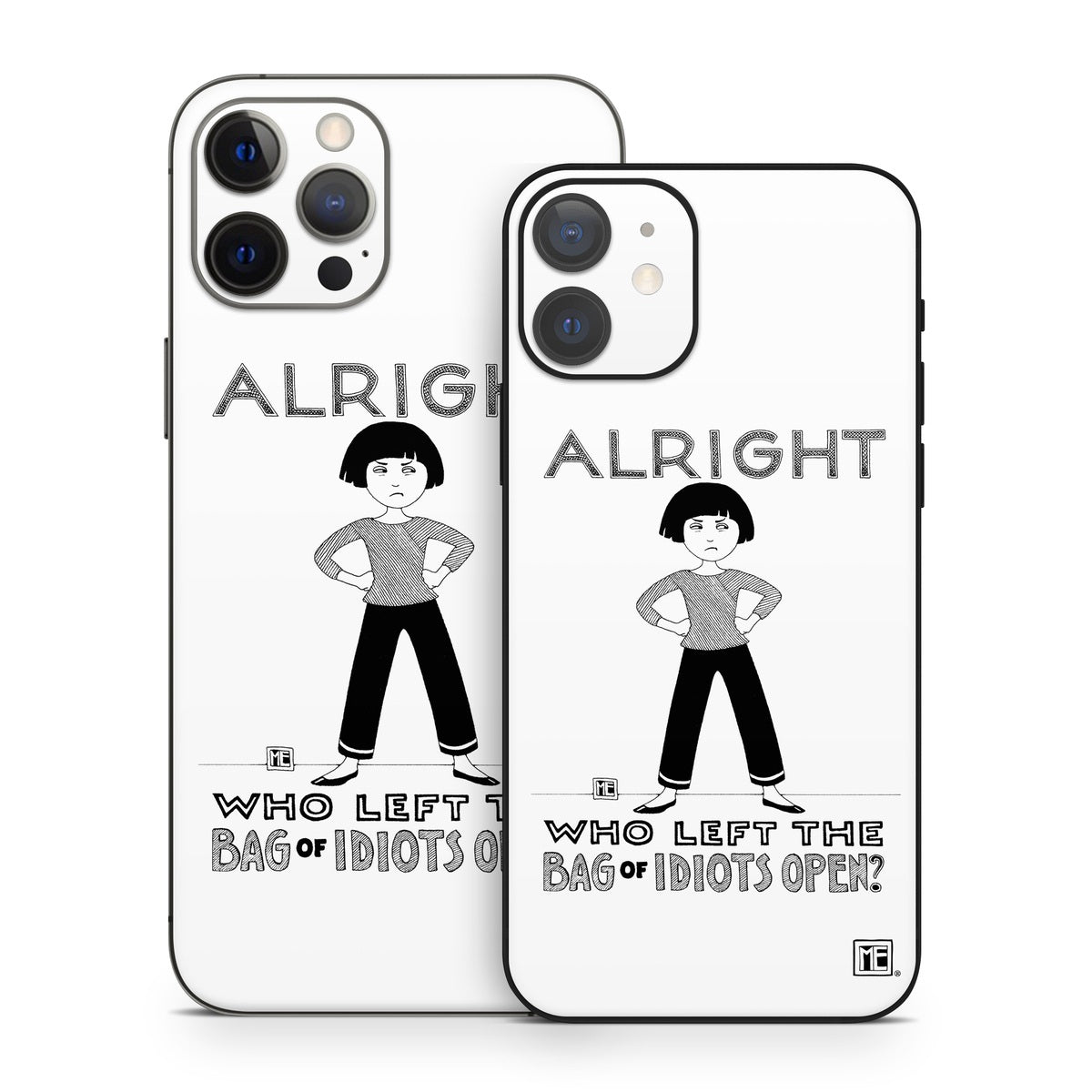 BAG OF IDIOTS - APPLE IPHONE 12 SKIN