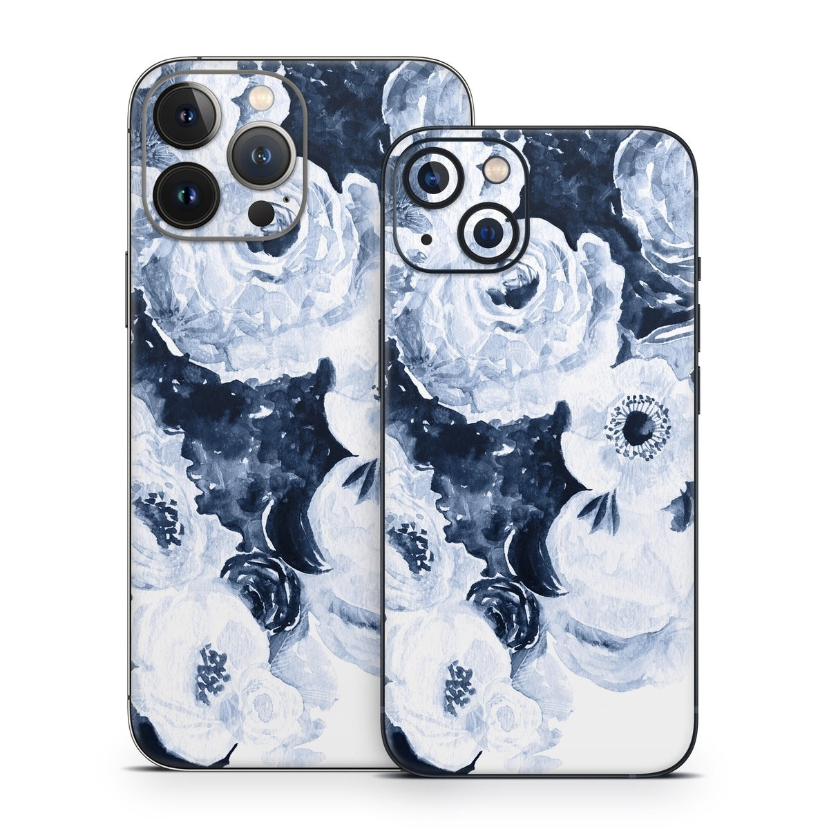 Blue Blooms - Apple iPhone 13 Skin