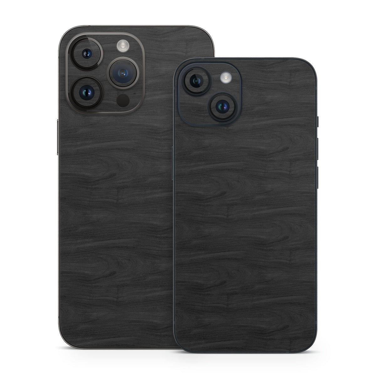 Black Woodgrain - Apple iPhone 14 Skin