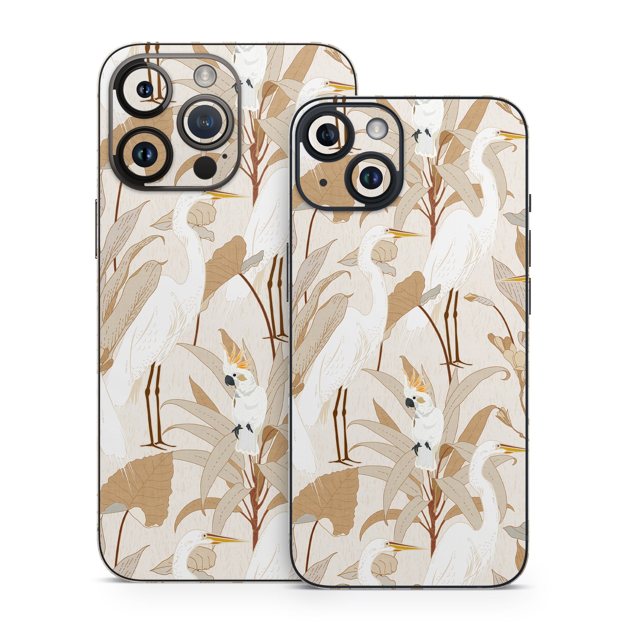 White Cranes Cockatoo - Apple iPhone 14 Skin