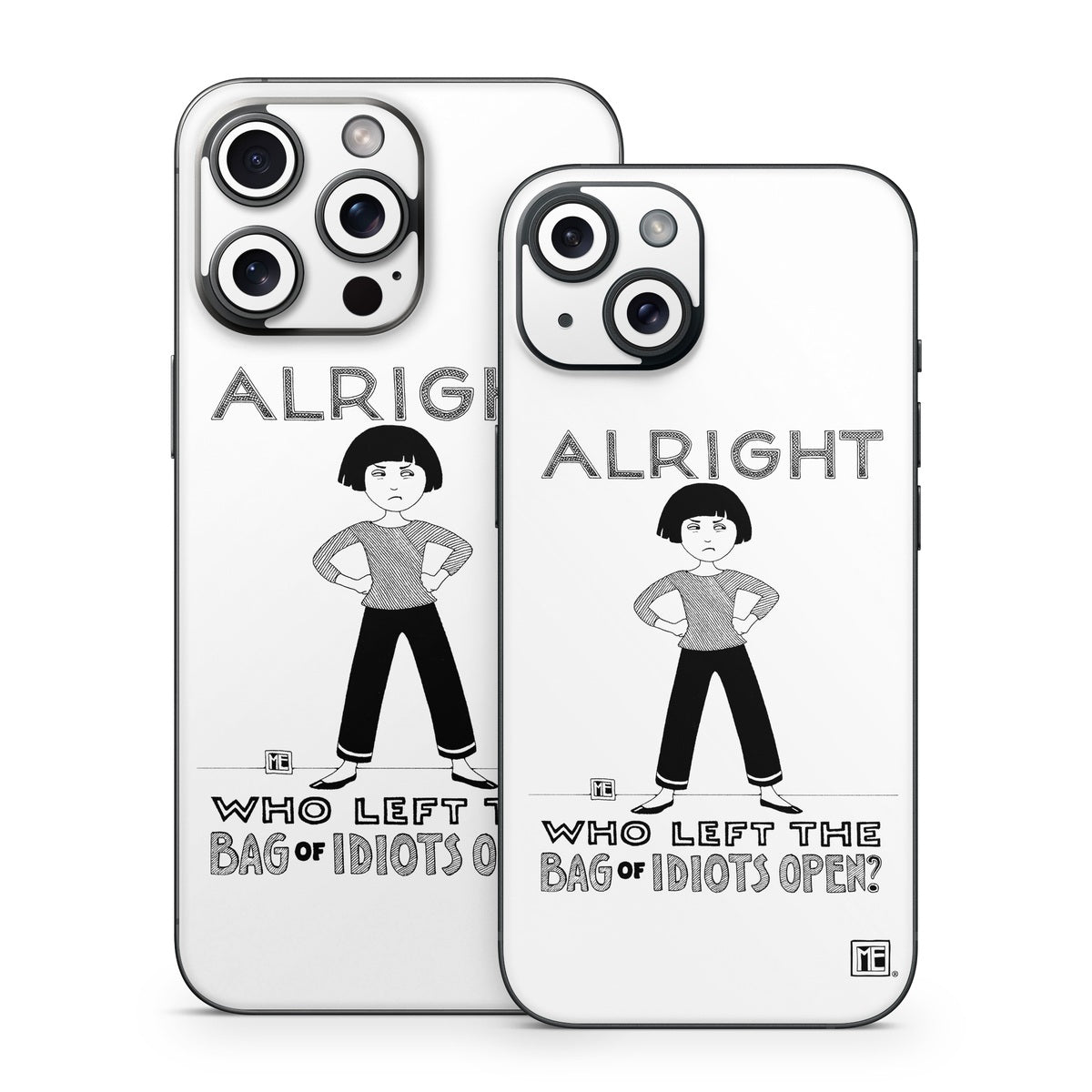 BAG OF IDIOTS - APPLE IPHONE 15 SKIN