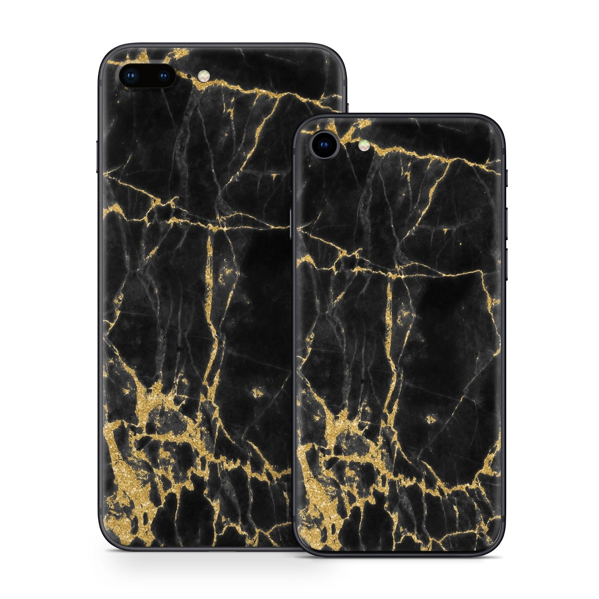 Black Gold Marble - Apple iPhone 8 Skin