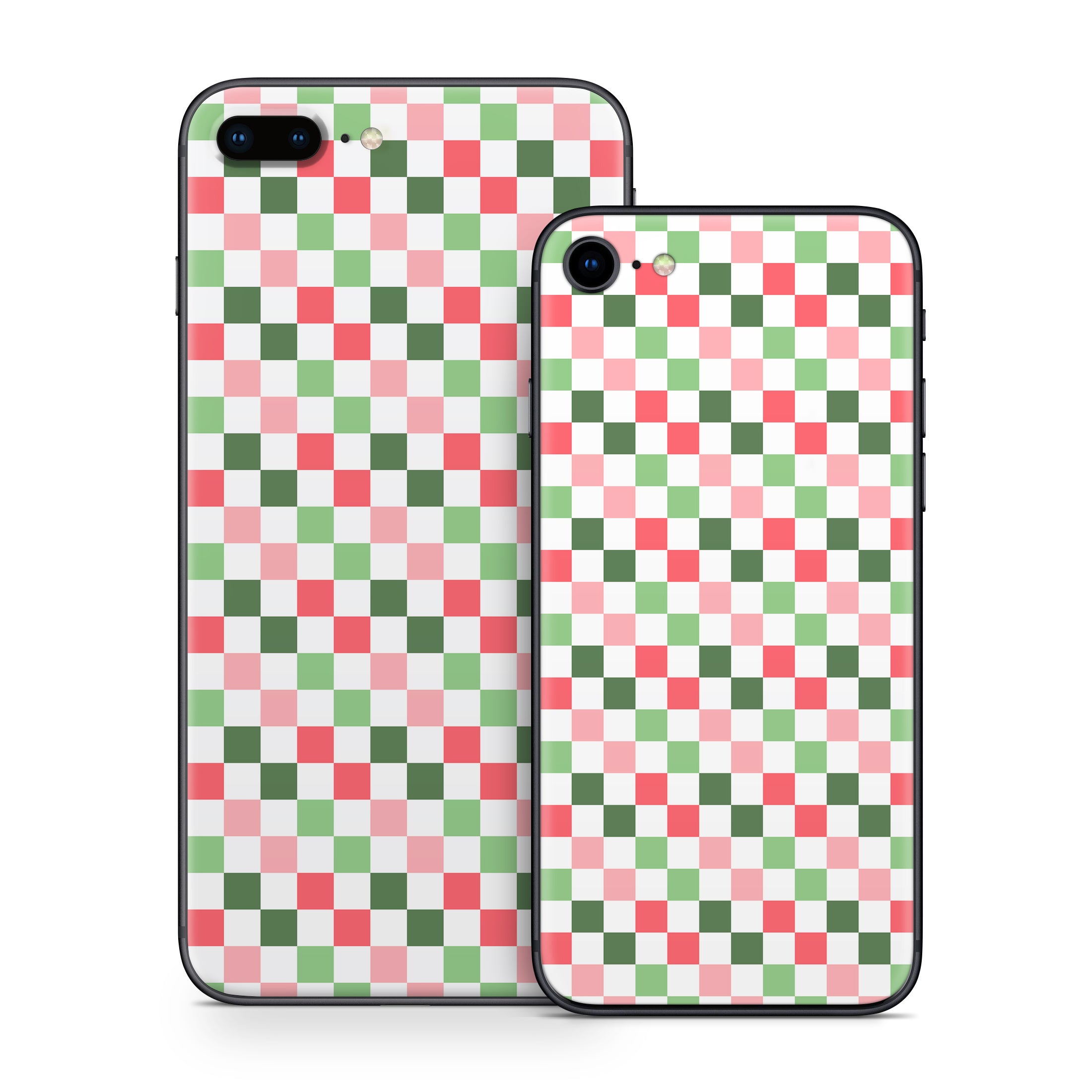 Christmas Checkers - Apple iPhone 8 Skin