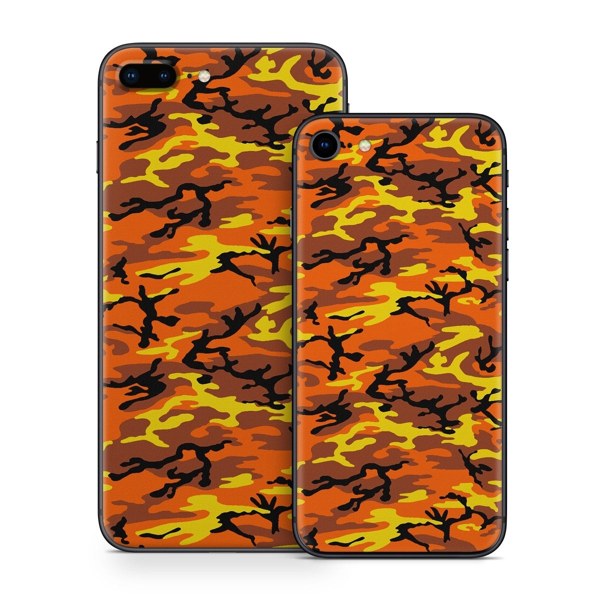 Orange Camo - Apple iPhone 8 Skin