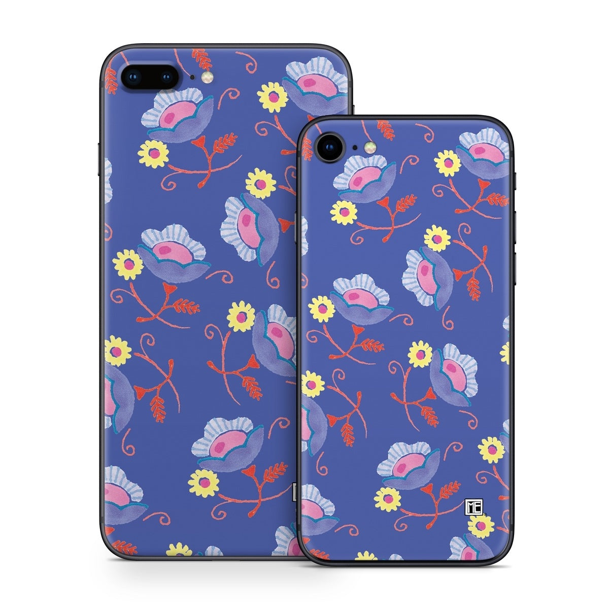 Purple Flowers - Apple iPhone 8 Skin