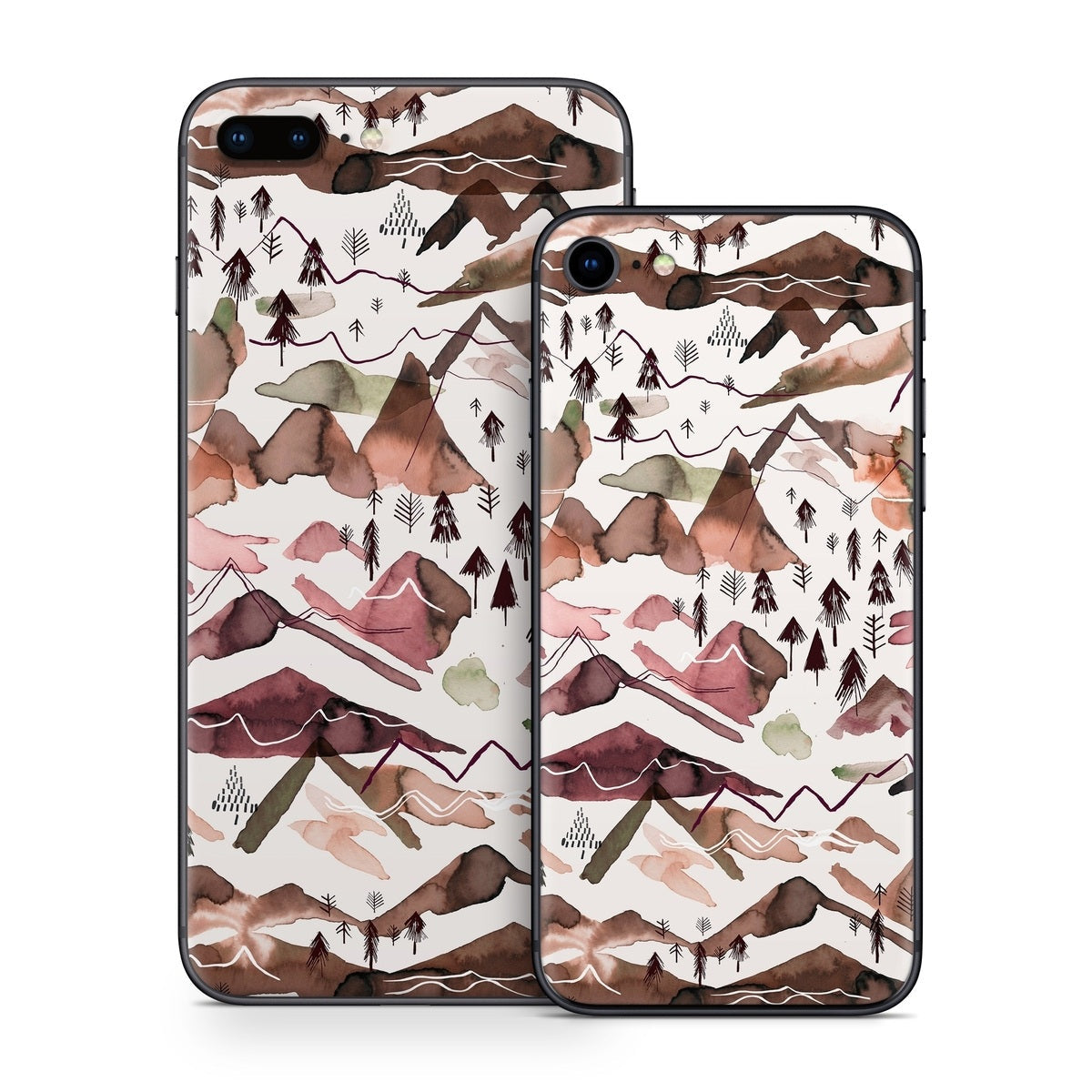 Red Mountains - Apple iPhone 8 Skin