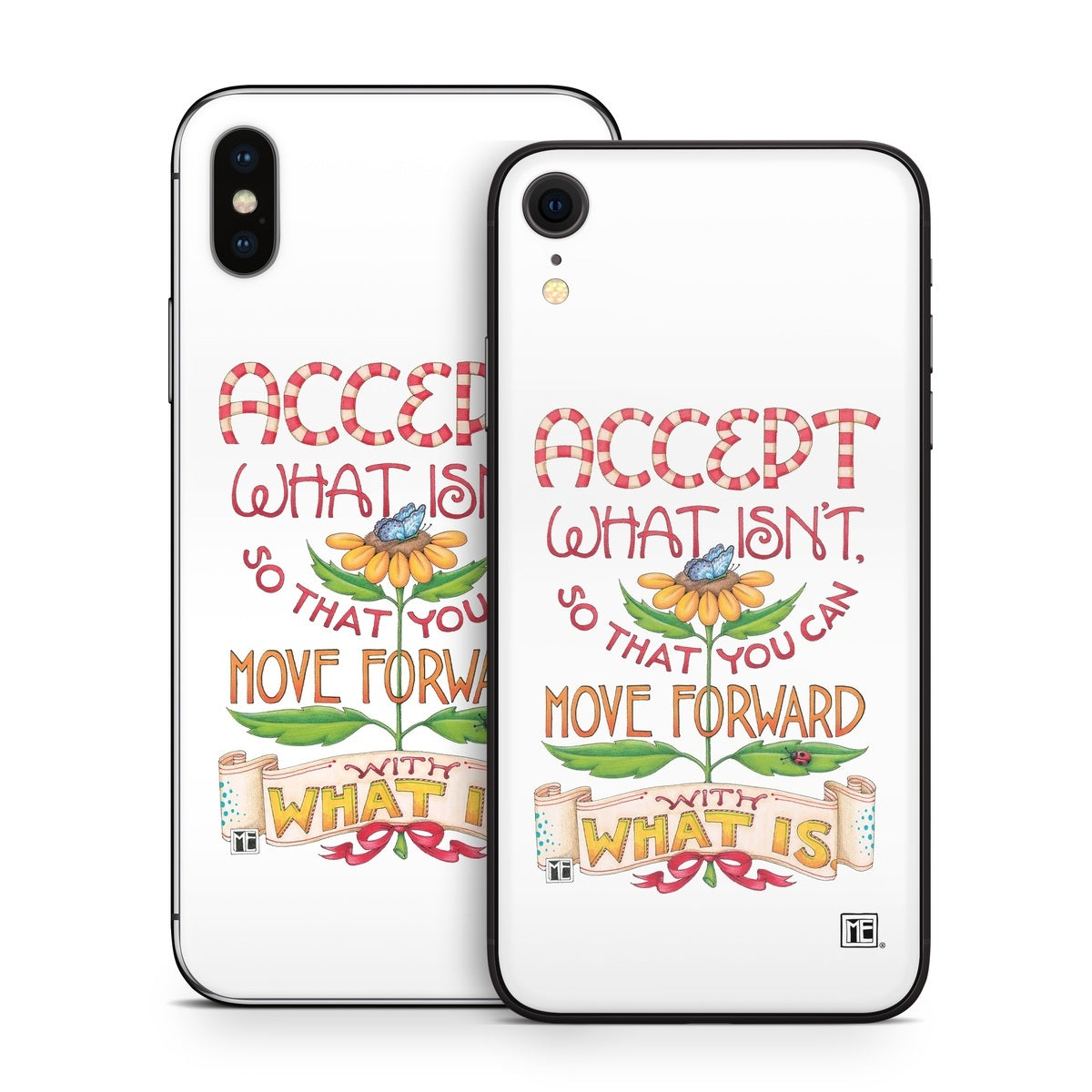 Accept What Isn&amp;#39;t - Apple iPhone X Skin