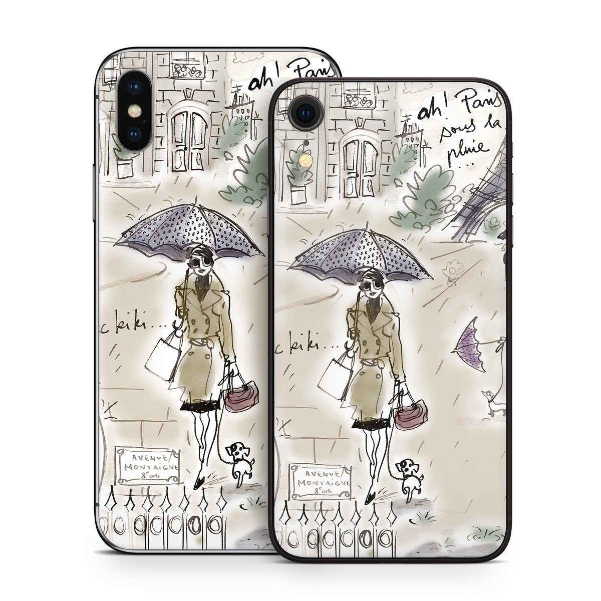Ah Paris - Apple iPhone X Skin