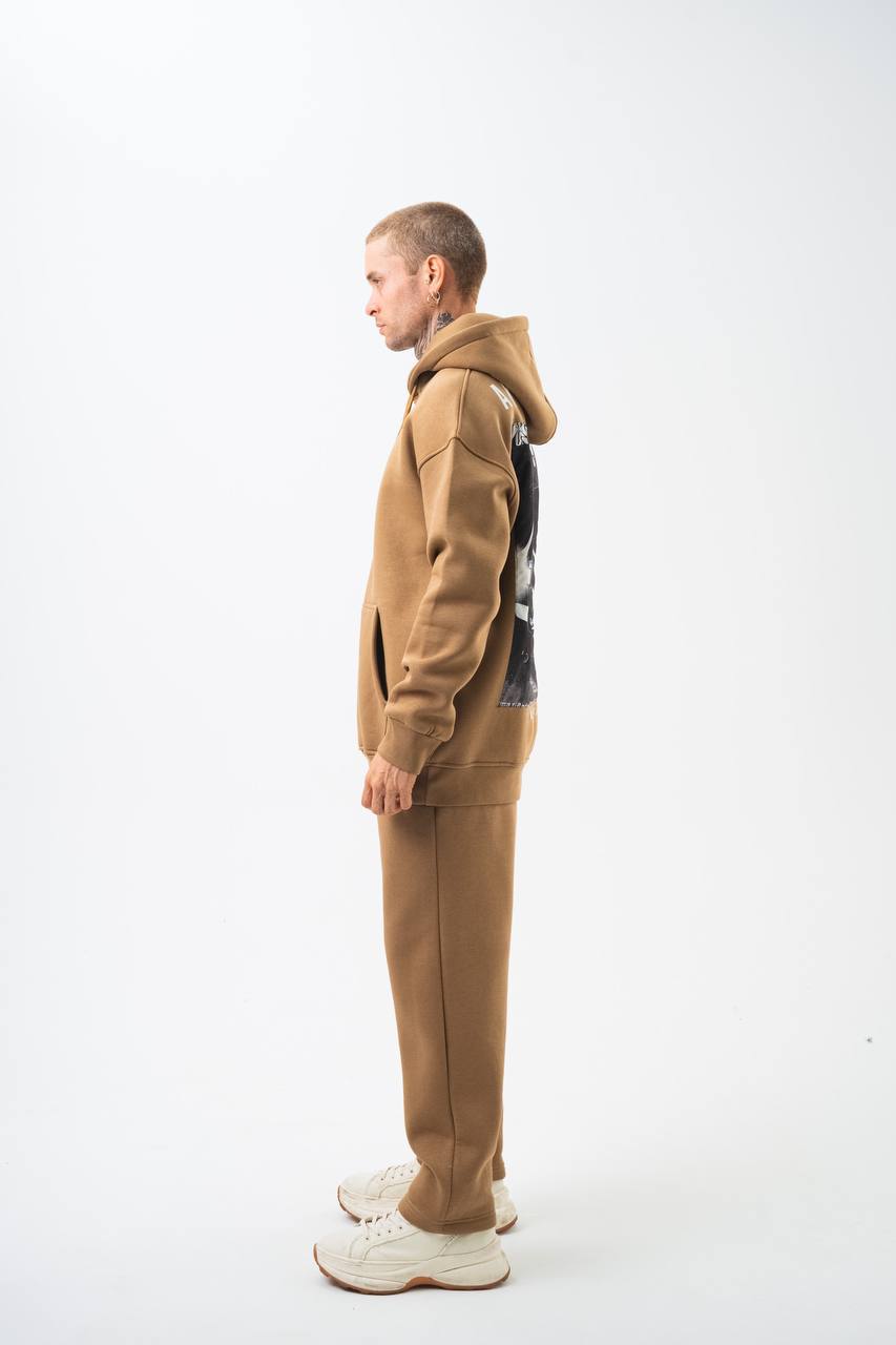 Oversize &#39;Money Power&#39; Graphic Hoodie – Heavyweight Streetwear Sweatshirt