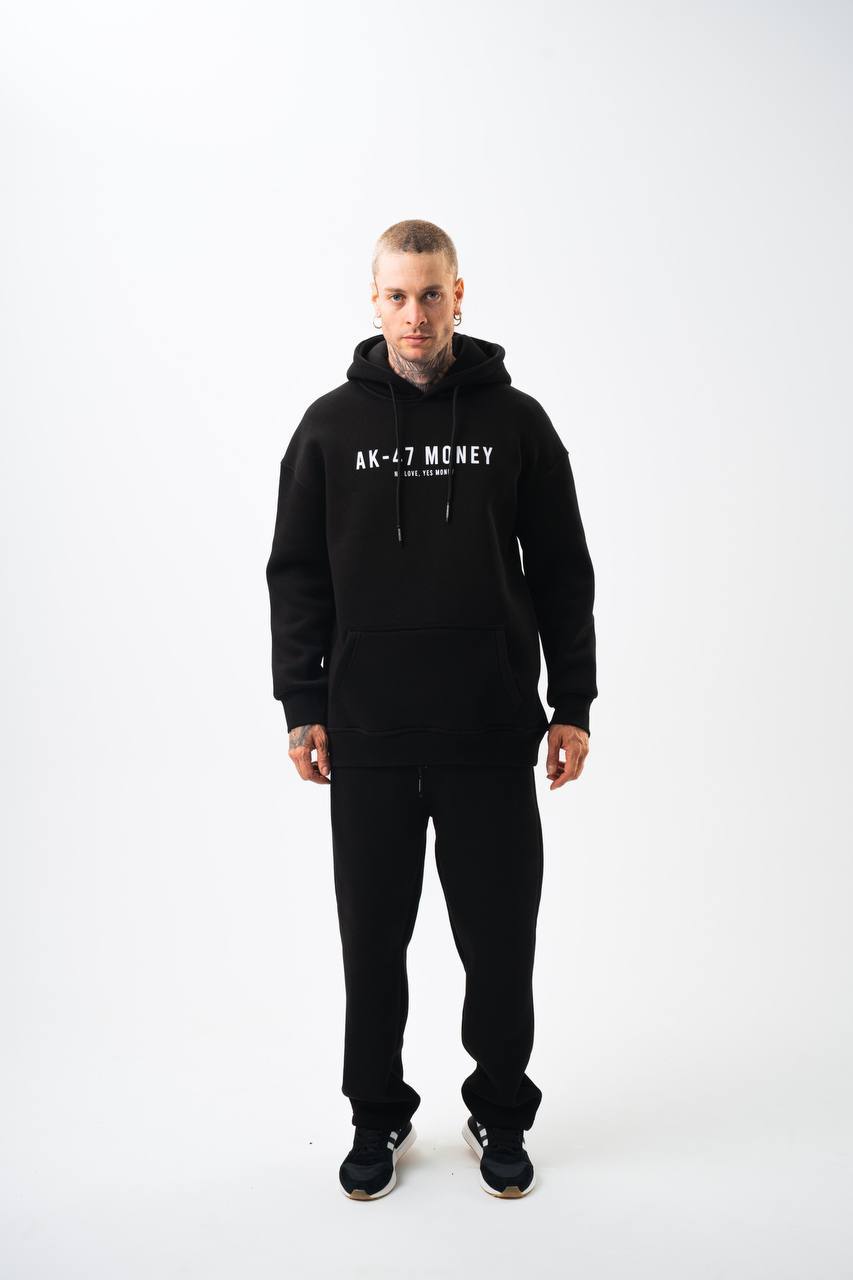 Oversize &amp;#39;Money Power&amp;#39; Graphic Hoodie – Heavyweight Streetwear Sweatshirt