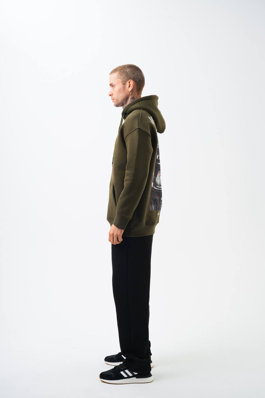 Oversize &#39;Money Power&#39; Graphic Hoodie – Heavyweight Streetwear Sweatshirt