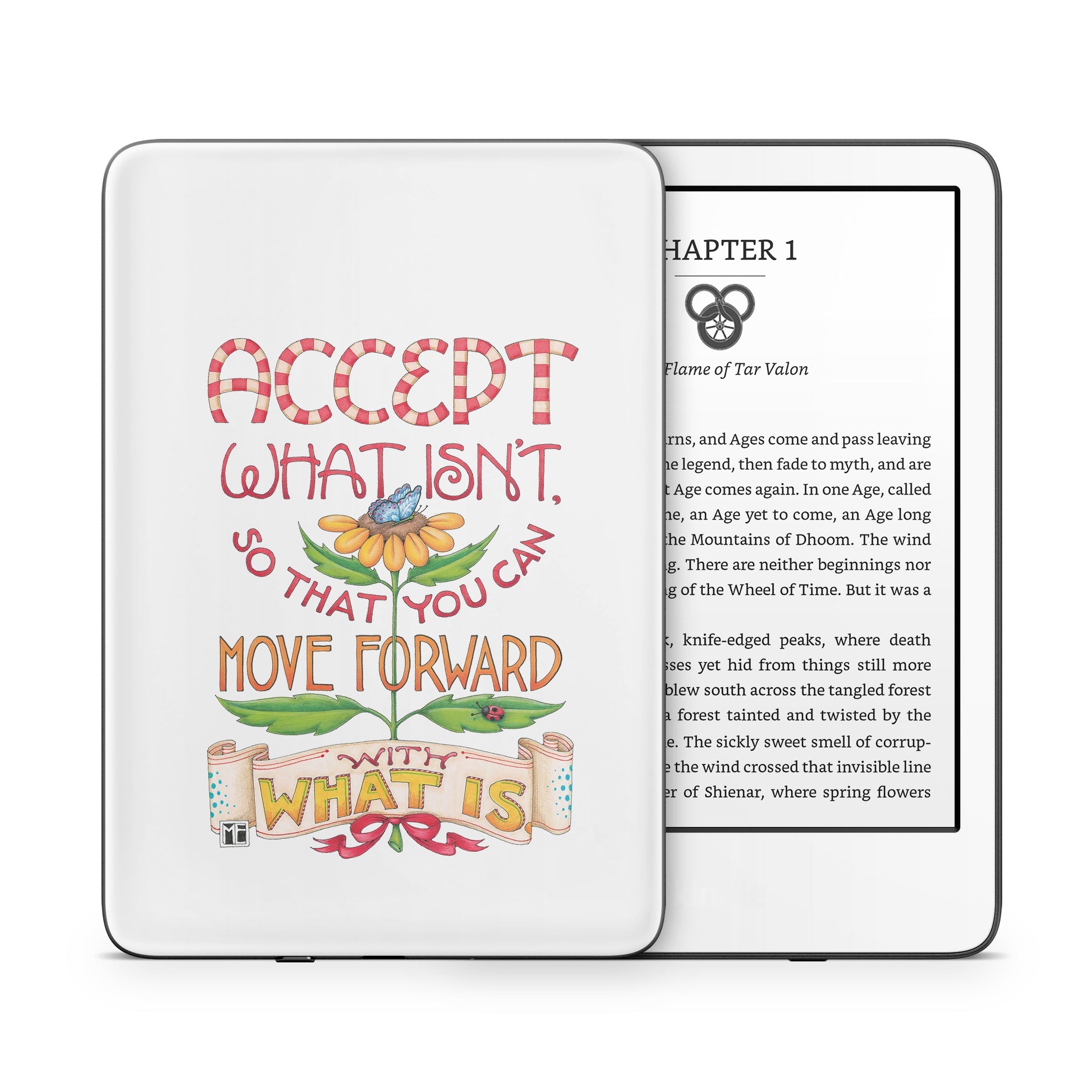 Accept What Isn&amp;#39;t - Amazon Kindle Skin