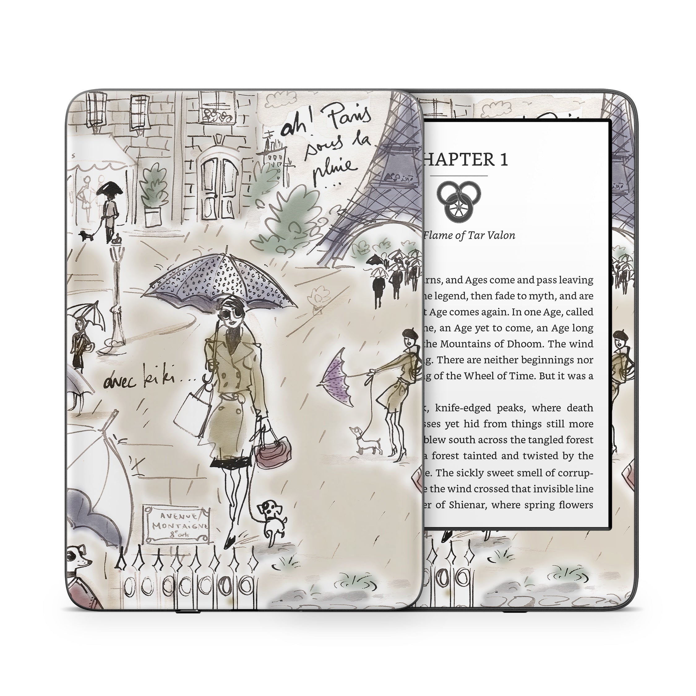 Ah Paris - Amazon Kindle Skin
